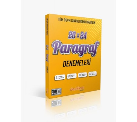 Denklem Paragraf 20 x 24 Deneme