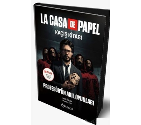 La Case De Papel Kaçış Kitabı - Profesör'ün Akıl Oyunları (Ciltli) (Maske Hediyeli)