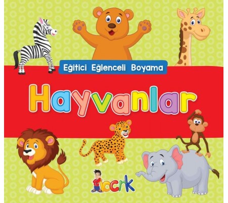 Hayvanlar - Eğitici Eğlenceli Boyama