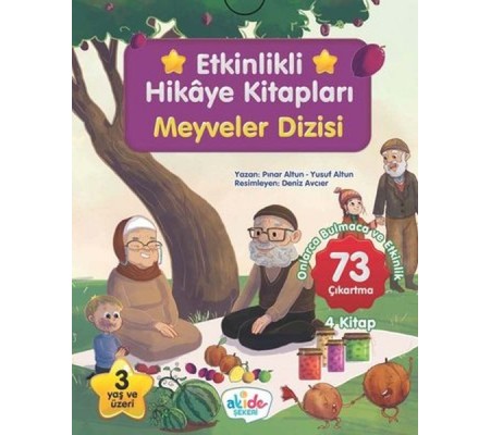 Meyveler Dizisi - Etkinlikli Hikaye Kitapları (4 Kitap Takım)