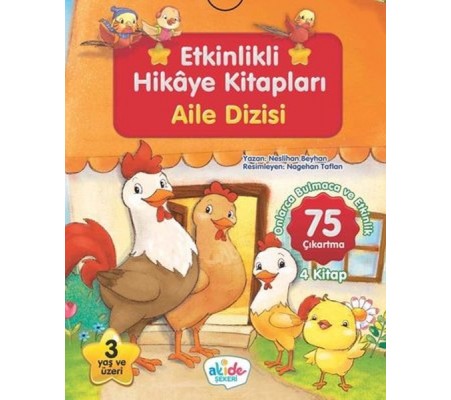 Aile Dizisi - Etkinlikli Hikaye Kitapları (4 Kitap Takım)