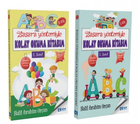 Basara Yöntemiyle Kolay Okuma Kitabım 1-2  Cilt  Set