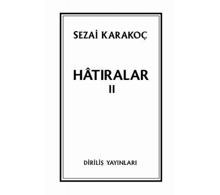 Hatıralar II