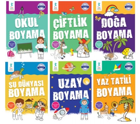 Çocuk Gelişimi Türkçe İngilizce Boyama Seti