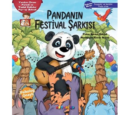 Pandanın Festival Şarkısı Yaratıcı Drama Parmak ve Tuzluk Kuklalar Pop-up Sahneli