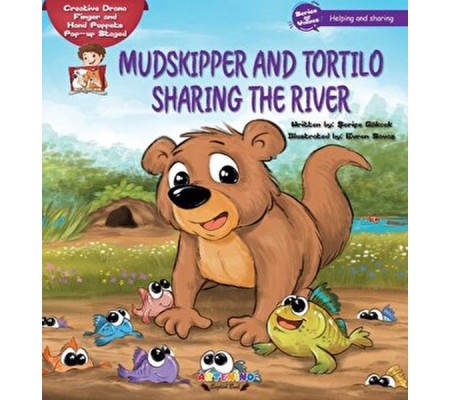 Mudskipper And Tortilo Sharing The River Creative Drama Finger and Hand Puppets Pop-up Staged