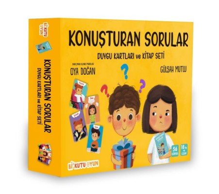 Konuşturan Sorular - Duygu Kartları ve Kitap Seti