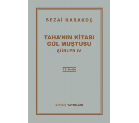 Şiirler 4 - Tahanın Kitabı Gül Muştusu