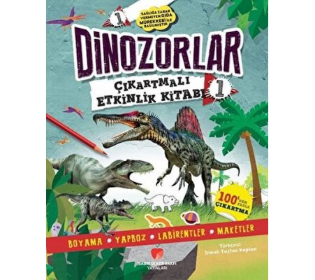 Dinozorlar Çıkartmalı Etkinlik Kitabı 1