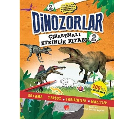 Dinozorlar Çıkartmalı Etkinlik Kitabı 2