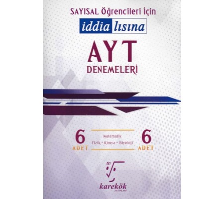 Karekök AYT Sayısal 6'lı Deneme (Yeni)