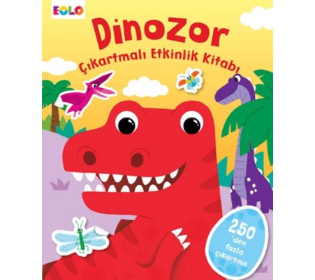 Dinozor Çıkartmalı Etkinlik Kitabı