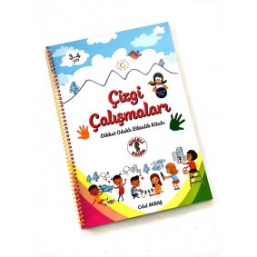 Çizgi Çalışmaları - Dikkat Odaklı Etkinlik Kitabı Çizgi Çalışmaları - Dikkat Odaklı Etkinlik Kitabı