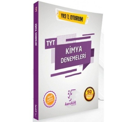 Karekök TYT Kimya Denemeleri - 50 Çözümlü Deneme (Yeni)