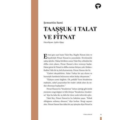 Taaşşuk-ı Talat ve Fitnat