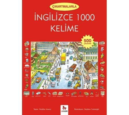 Çıkartmalarla İngilizce 1000 Kelime (500 Çıkartma)