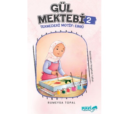 Gül Mektebi 2 Teknedeki Motif Ebru