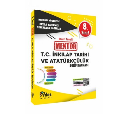 Fides 8. Sınıf Mentor T.C. İnkılap Tarihi ve Atatürkçülük Soru Bankası