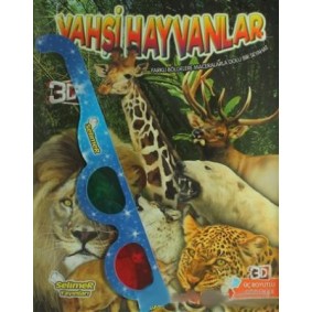 Vahşi Hayvanlar - 3D Gözlük Hediyeli Vahşi Hayvanlar - 3D Gözlük Hediyeli