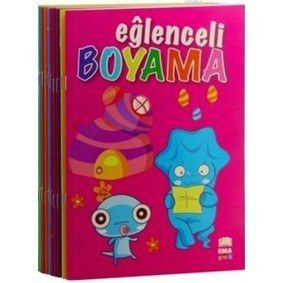 Eğlenceli Boyama Seti -10 Kitap Eğlenceli Boyama Seti -10 Kitap
