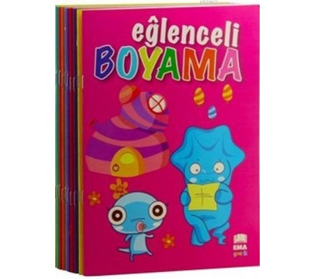 Eğlenceli Boyama Seti -10 Kitap