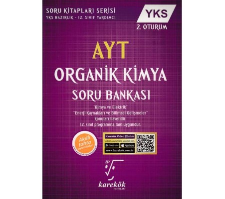 Karekök AYT - YKS 2. Oturum Organik Kimya Soru Bankası (Yeni)