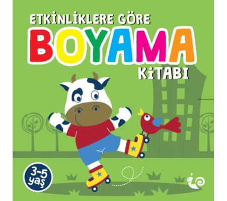 Etkinliklere Göre Boyama Kitabı - Yeşil