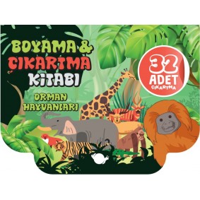 Orman Hayvanları - Boyama ve Çıkartma Kitabı Orman Hayvanları - Boyama ve Çıkartma Kitabı