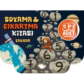 Sayılar Boyama ve Çıkartma Kitabı Sayılar Boyama ve Çıkartma Kitabı