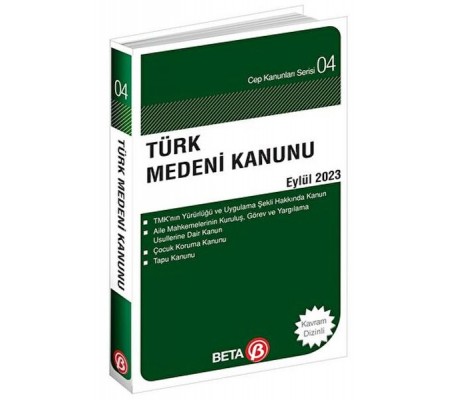 Türk Medeni Kanunu - Eylül 2023