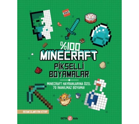 %100 Minecraft Pikselli Boyamalar