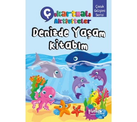 Çıkartmalı Aktiviteler Denizde Yaşam Kitabım