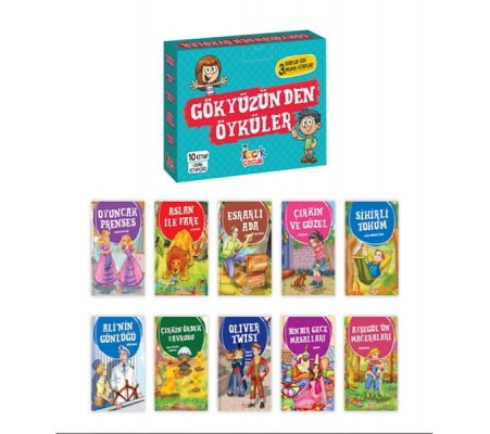 Gökyüzünden Öyküler - (10 Kitap+Soru Kitapçığı)