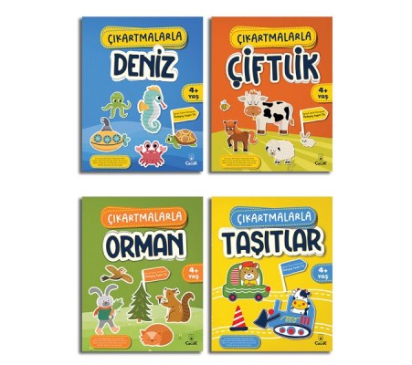 Çıkartmalarla Etkinlik Serisi (4Kitap)