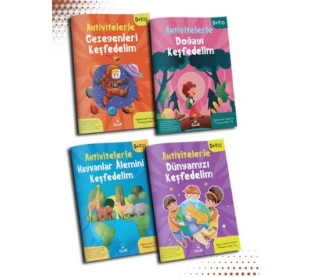 Aktivitelerle Keşfedelim Serisi (4 Kitap)