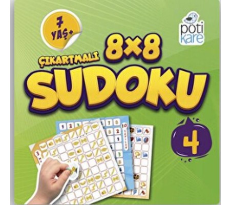 8X8 Çıkartmalı Sudoku 7+ (4)