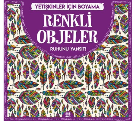 Renkli Objeler - Yetişkinler İçin Boyama