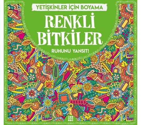 Renkli Bitkiler - Yetişkinler İçin Boyama