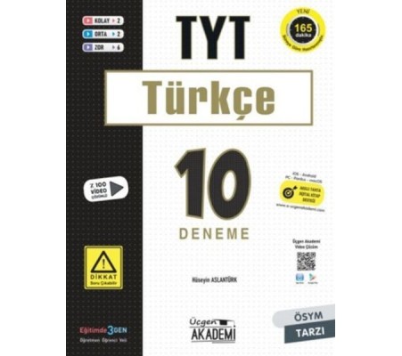 Üçgen Akademi TYT Türkçe 10 lu Deneme Sınavı