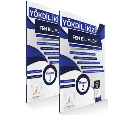 Pelikan YÖKDİL İkizi Fen Bilimleri 2 Özgün Deneme Sınavı Dijital Çözümlü