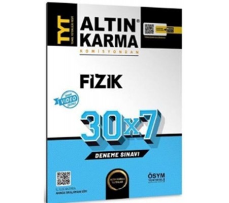 Altın Karma TYT Fizik 30 x 7 Deneme