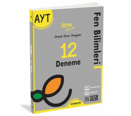 Endemik AYT Fen Bilimleri 12 Deneme Sınavı