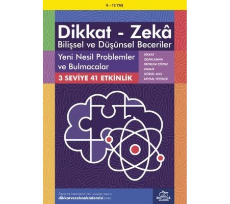 Yeni Nesil Problemler ve Bulmacalar (8-12 Yaş) - Dikkat Zeka