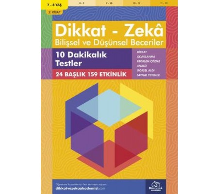 10 Dakikalık Testler (7-8 Yaş) - Dikkat Zeka