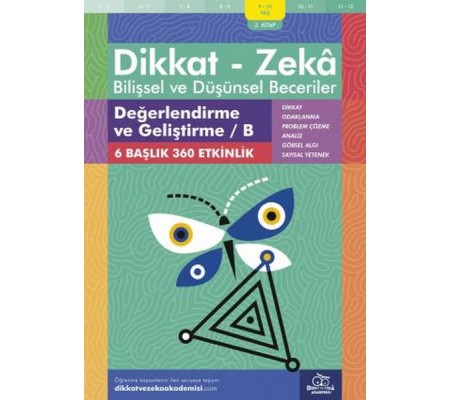 Değerlendirme ve Geliştirme - B (9-10 Yaş) - Dikkat Zeka