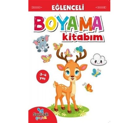 Eğlenceli Boyama Kitabım - Kırmızı Kitap