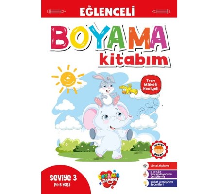 Eğlenceli Boyama – Seviye 3 (4-5 Yaş)