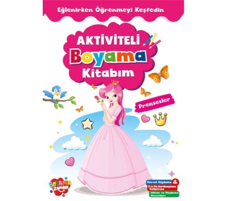 Aktiviteli Boyama Kitabı Prensesler