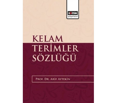 Kelam Terimler Sözlüğü