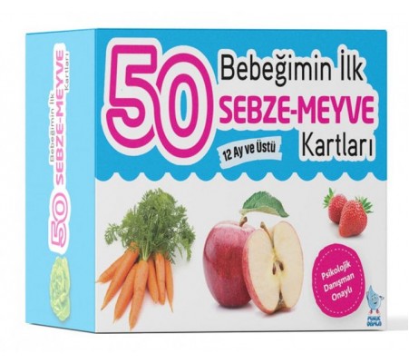 Bebeğimin İlk 50 Sebze-Meyve Kartları